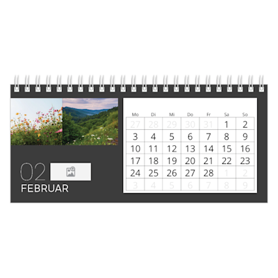 Beispiel für Seite 2, Tischkalender 2026, Option 8