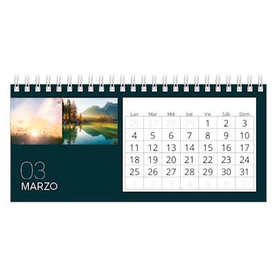 Ejemplo de página 3, Calendarios de escritorio personalizados, opción 21