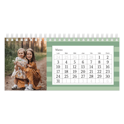 Ejemplo de página 3, Calendarios de escritorio personalizados, opción 13