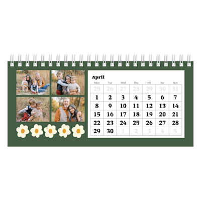Example of page 4, Custom Desk Calendars, option 13