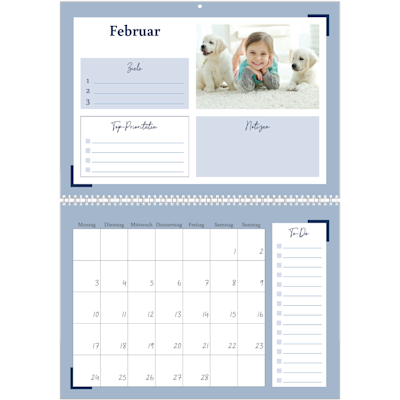 Beispiel für Seite 2, Wandkalender 2026, Option 13