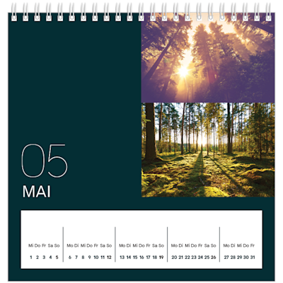 Beispiel für Seite 5, Tischkalender 2025, Option 6