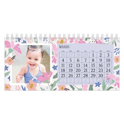 Ejemplo de página 3, Calendarios de escritorio personalizados, opción 3