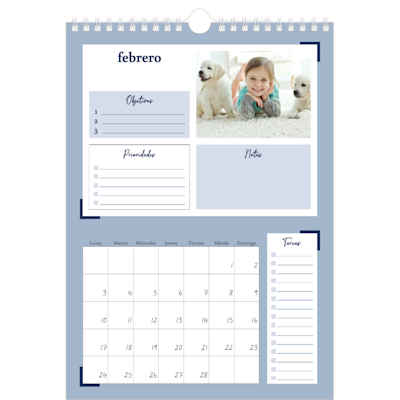 Ejemplo de página 2, Calendarios de pared personalizados, opción 16