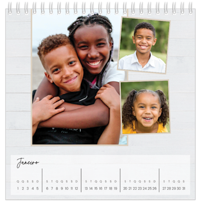 Exemplo de página 1, Calendários de mesa personalizados, opção 12