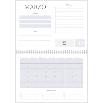 Esempio di pagina 3, Calendari da parete, opzione 15