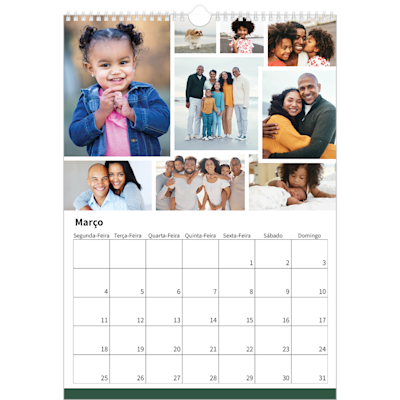Exemplo de página 3, Calendários de parede, opção 21