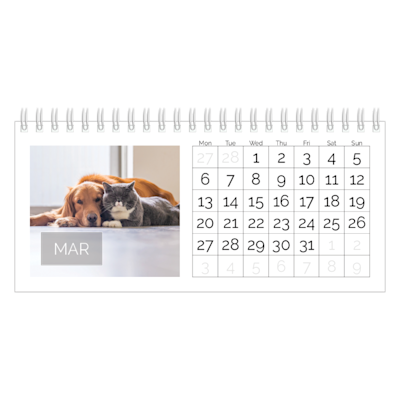 Example of page 3, Custom Desk Calendars, option 24