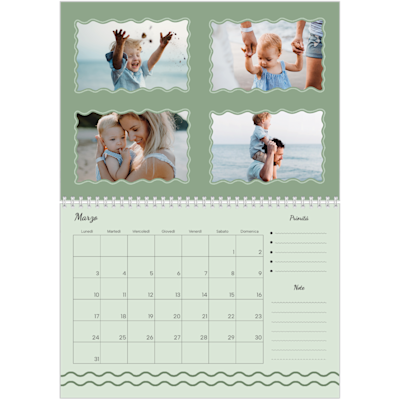 Esempio di pagina 3, Calendari da parete, opzione 20