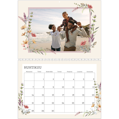 Esimerkki sivusta 4, Seinäkalenterit, vaihtoehto 17