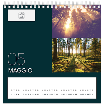 Esempio di pagina 5, Calendari da tavolo personalizzati, opzione 8