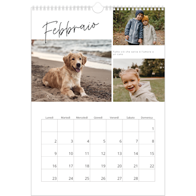 Esempio di pagina 2, Calendari da parete, opzione 24
