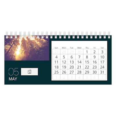 Example of page 5, Desk Calendars, option 8