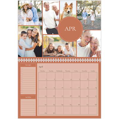 Example of page 4, Custom Wall Calendars, option 3