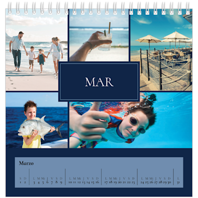 Ejemplo de página 3, Calendarios de mesa personalizados, opción 2