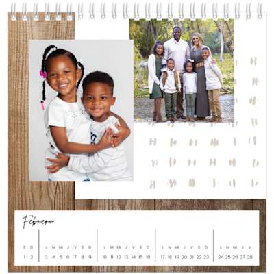 Ejemplo de página 2, Calendarios de mesa personalizados, opción 8