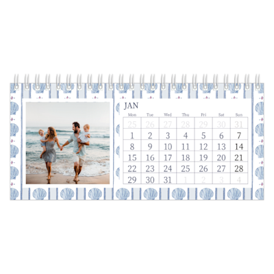 Example of page 1, Custom Desk Calendars, option 22