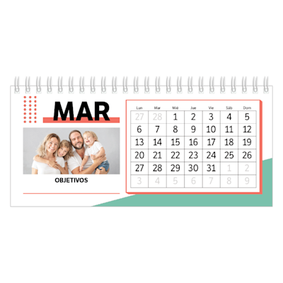 Ejemplo de página 3, Calendarios de escritorio personalizados, opción 13