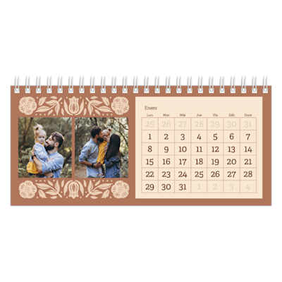 Ejemplo de página 1, Calendarios de escritorio personalizados, opción 14