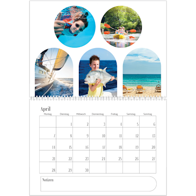 Beispiel für Seite 4, Wandkalender 2026, Option 18