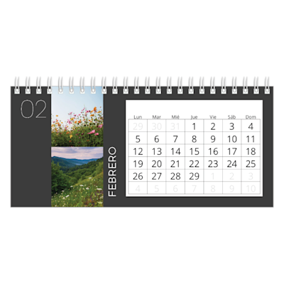 Ejemplo de página 2, Calendarios de escritorio personalizados, opción 21