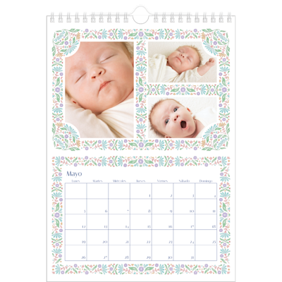 Ejemplo de página 5, Calendarios de pared personalizados, opción 24
