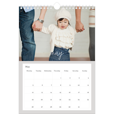 Example of page 5, Custom Wall Calendars, option 24