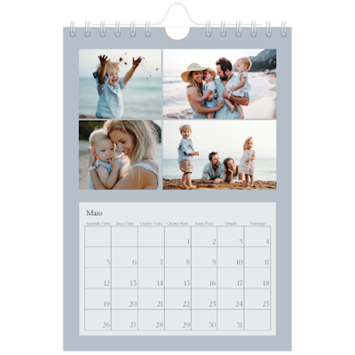Exemplo de página 5, Calendários de parede, opção 5