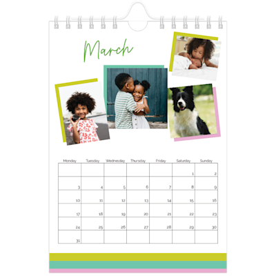 Example of page 3, Custom Wall Calendars, option 7