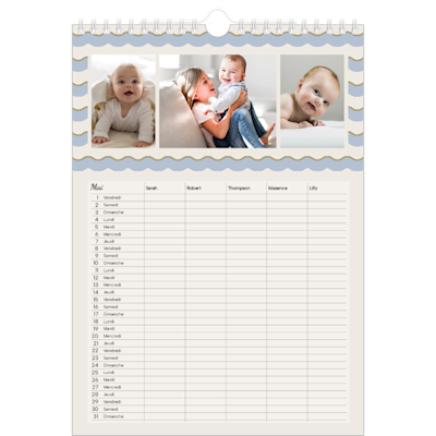 Exemple de page 5, Wavy, option 11