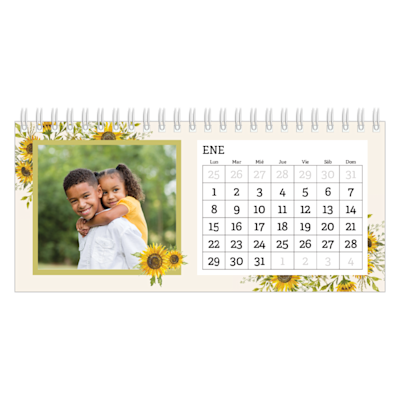 Ejemplo de página 1, Calendarios de escritorio personalizados, opción 7