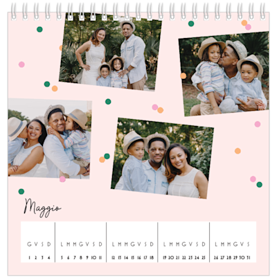 Esempio di pagina 5, Calendari da tavolo personalizzati, opzione 4