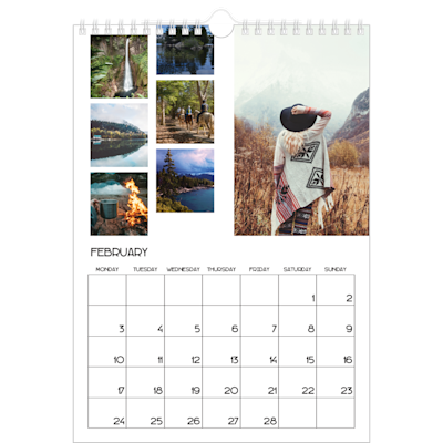 Example of page 2, Custom Wall Calendars, option 5