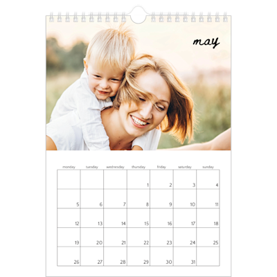 Example of page 5, Wall Calendars, option 6