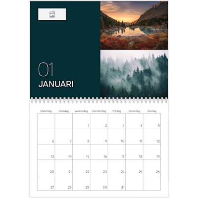 Voorbeeld van pagina 1, Wandkalenders 2026, optie 10