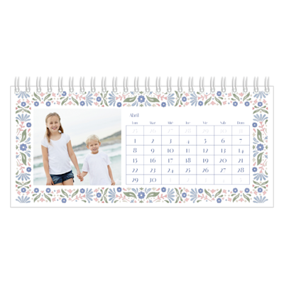 Ejemplo de página 4, Calendarios de escritorio personalizados, opción 19