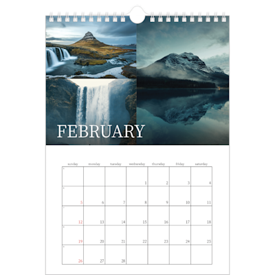 Example of page 2, Wall Calendars, option 6
