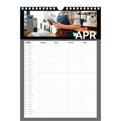 Example of page 4, Business Giveaway, option 20