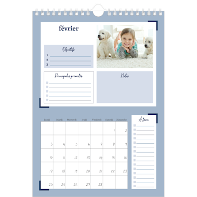 Exemple de page 2, Calendriers muraux, option 18