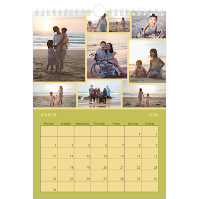 Example of page 3, Custom Wall Calendars, option 23