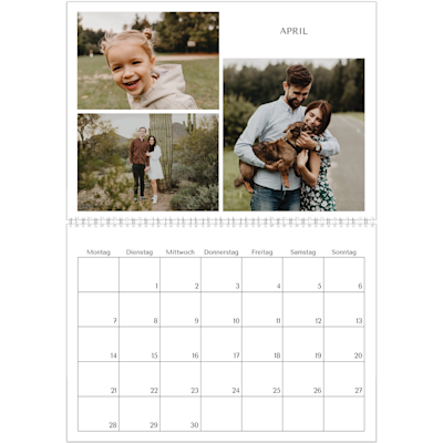 Beispiel für Seite 4, Wandkalender 2026, Option 18