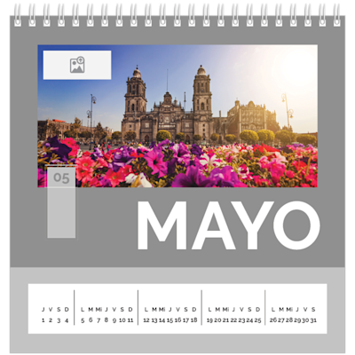 Ejemplo de página 5, Calendarios de mesa personalizados, opción 7
