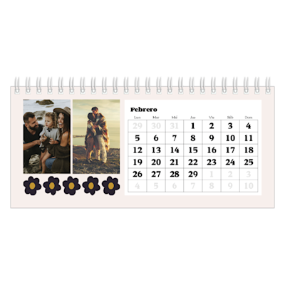 Ejemplo de página 2, Calendarios de escritorio personalizados, opción 12