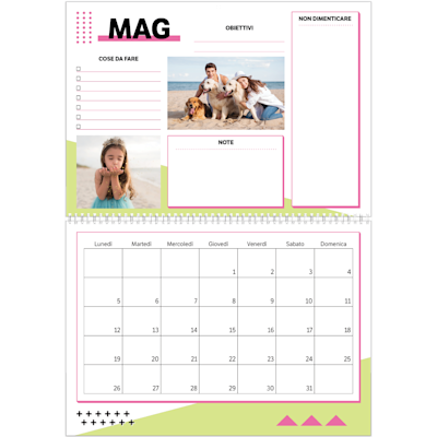 Esempio di pagina 5, Calendari da parete, opzione 17