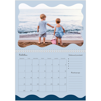 Esimerkki sivusta 4, Kiiltävät valokuvakalenterit, vaihtoehto 6