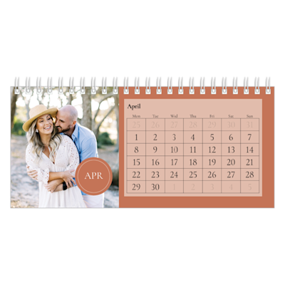 Example of page 4, Custom Desk Calendars, option 2