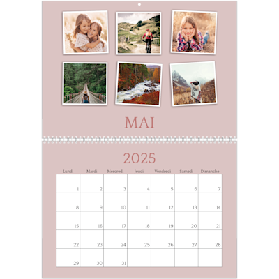 Exemple de page 5, Calendrier mural, option 12