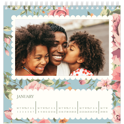 Example of page 1, Desk Calendars, option 11