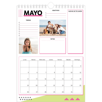 Ejemplo de página 5, Calendarios de pared personalizados, opción 19