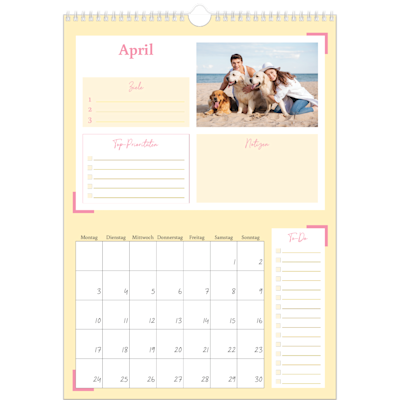 Beispiel für Seite 4, Wandkalender 2026, Option 23